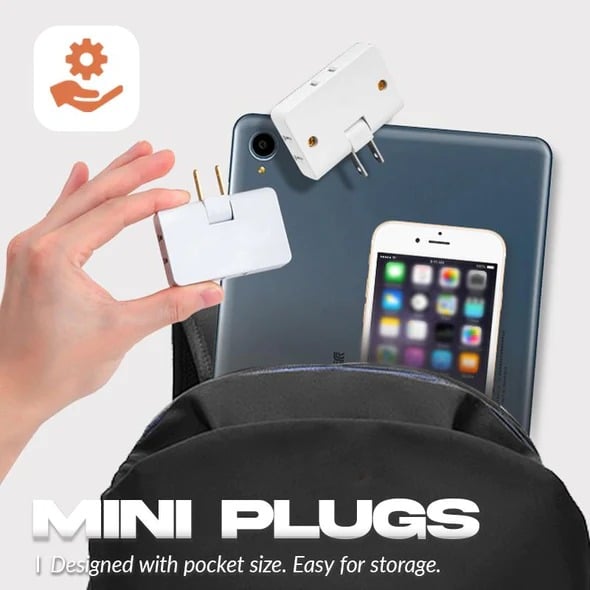 (🔥2025Last Day Promotion - 49% off)2025-180 Degrees Rotatable Socket Converter