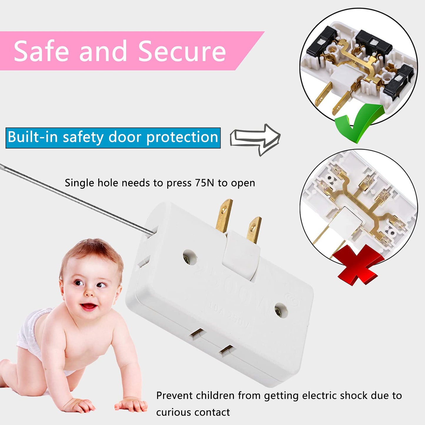 (🔥2025Last Day Promotion - 49% off)2025-180 Degrees Rotatable Socket Converter