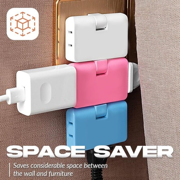 (🔥2025Last Day Promotion - 49% off)2025-180 Degrees Rotatable Socket Converter